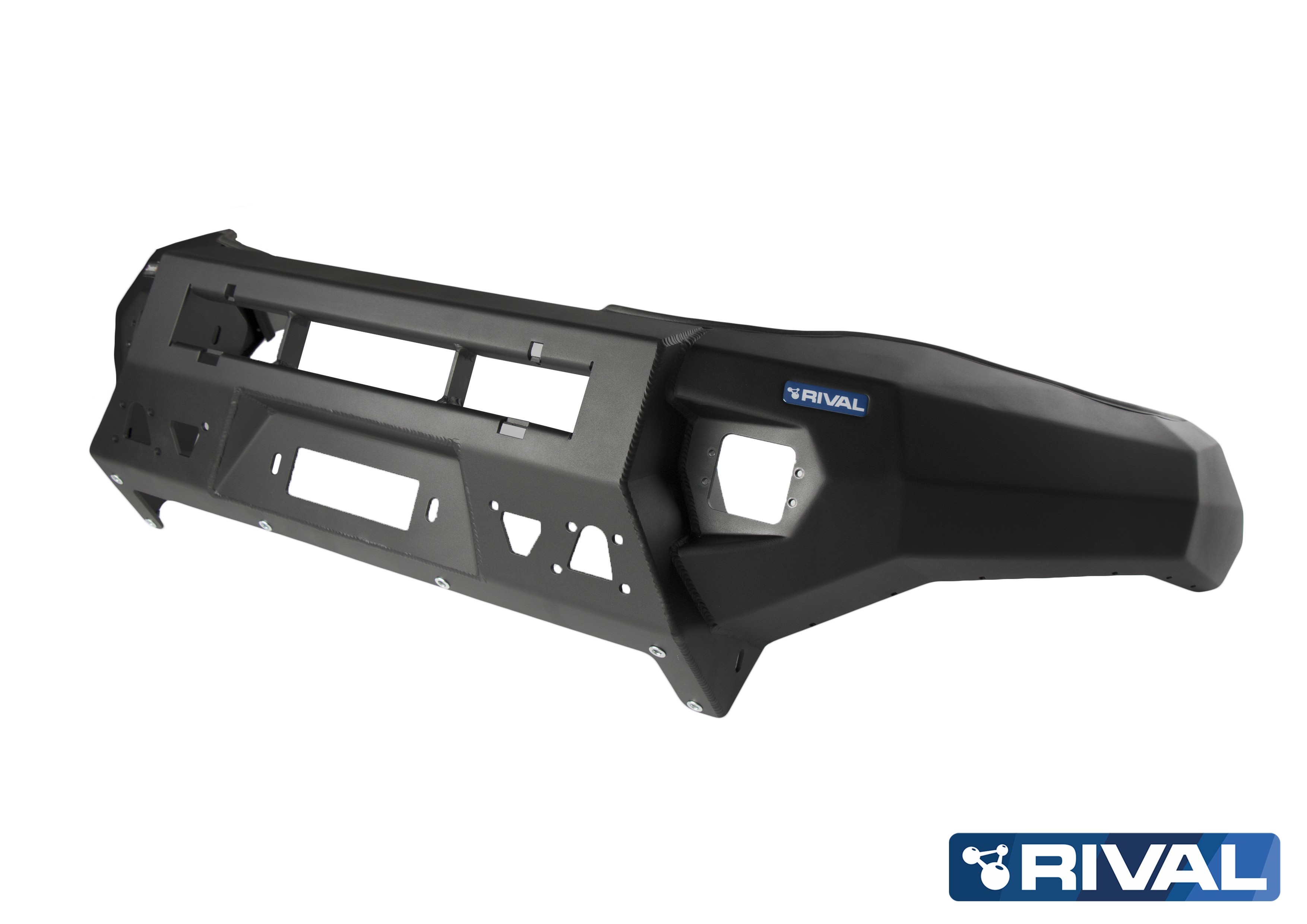 Pare-Choc Avant Aluminium RIVAL Sans feux led intégrés Toyota Hilux (2015-2018) GUN125/126