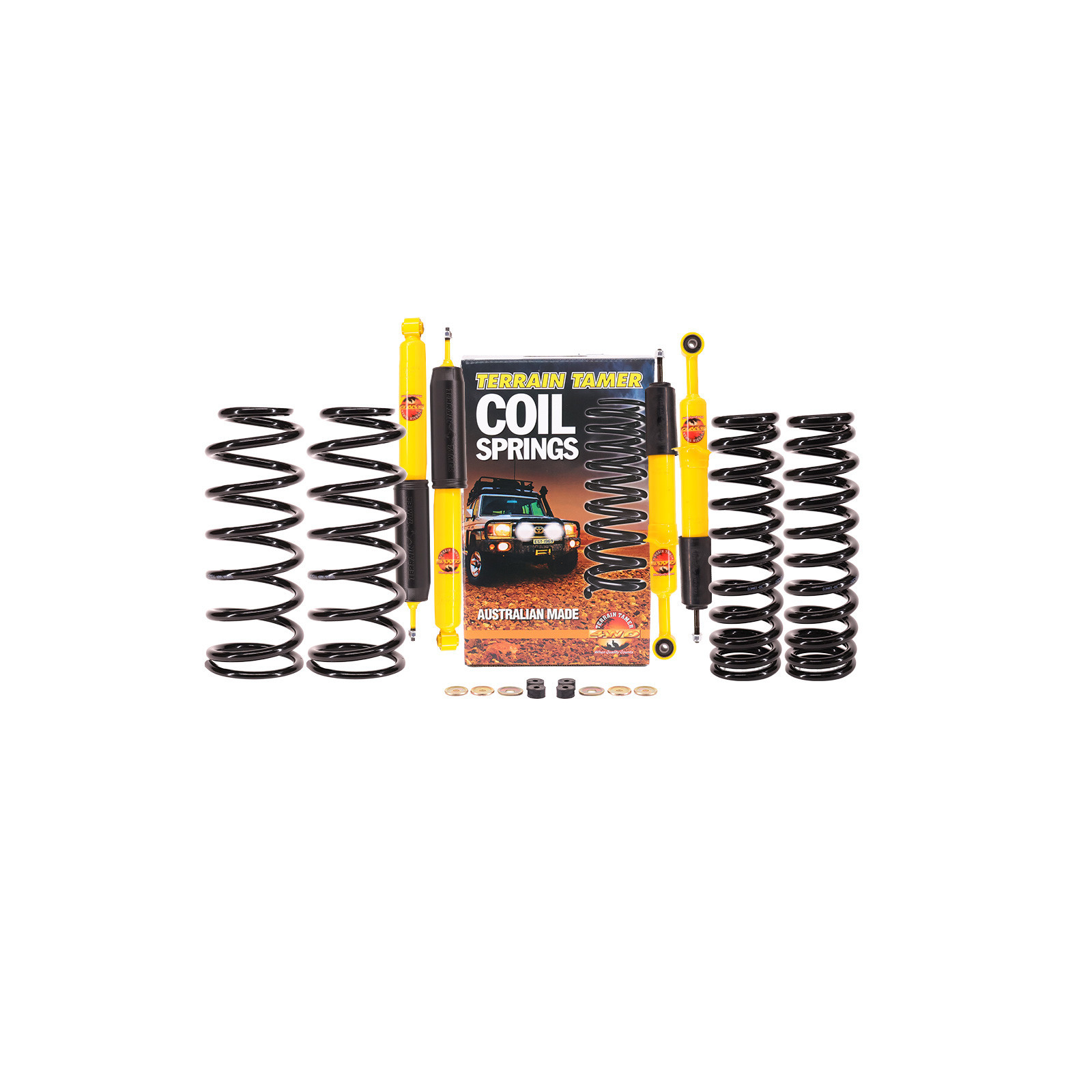Kit suspension TERRAIN TAMER • SK093 • Toyota Land Cruiser 120 (2003-2009) airbag conversion