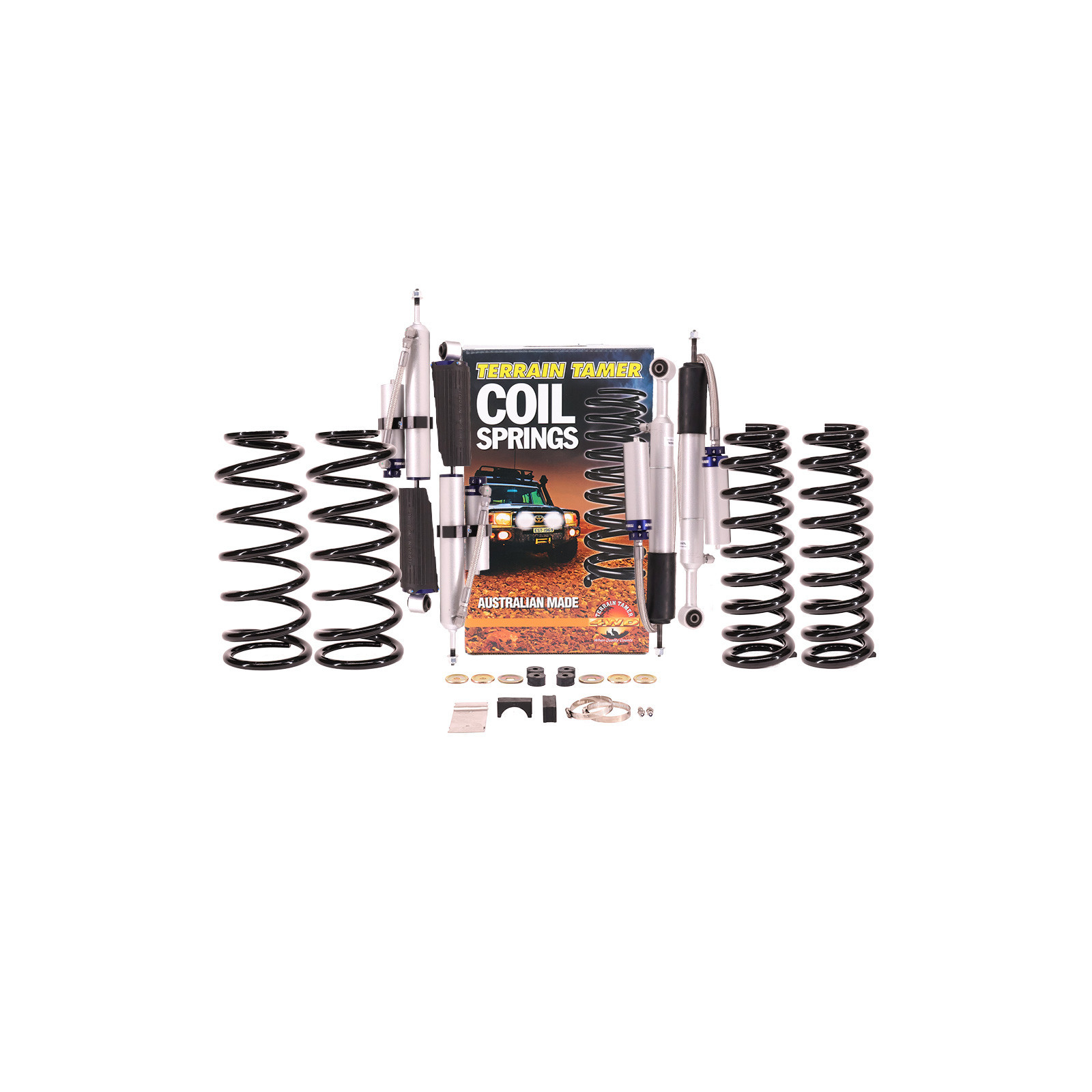Kit suspension TERRAIN TAMER avec amortisseurs à bonbonne • SK094P • Toyota Land Cruiser 150 (2009-2023) suspension pneumatique