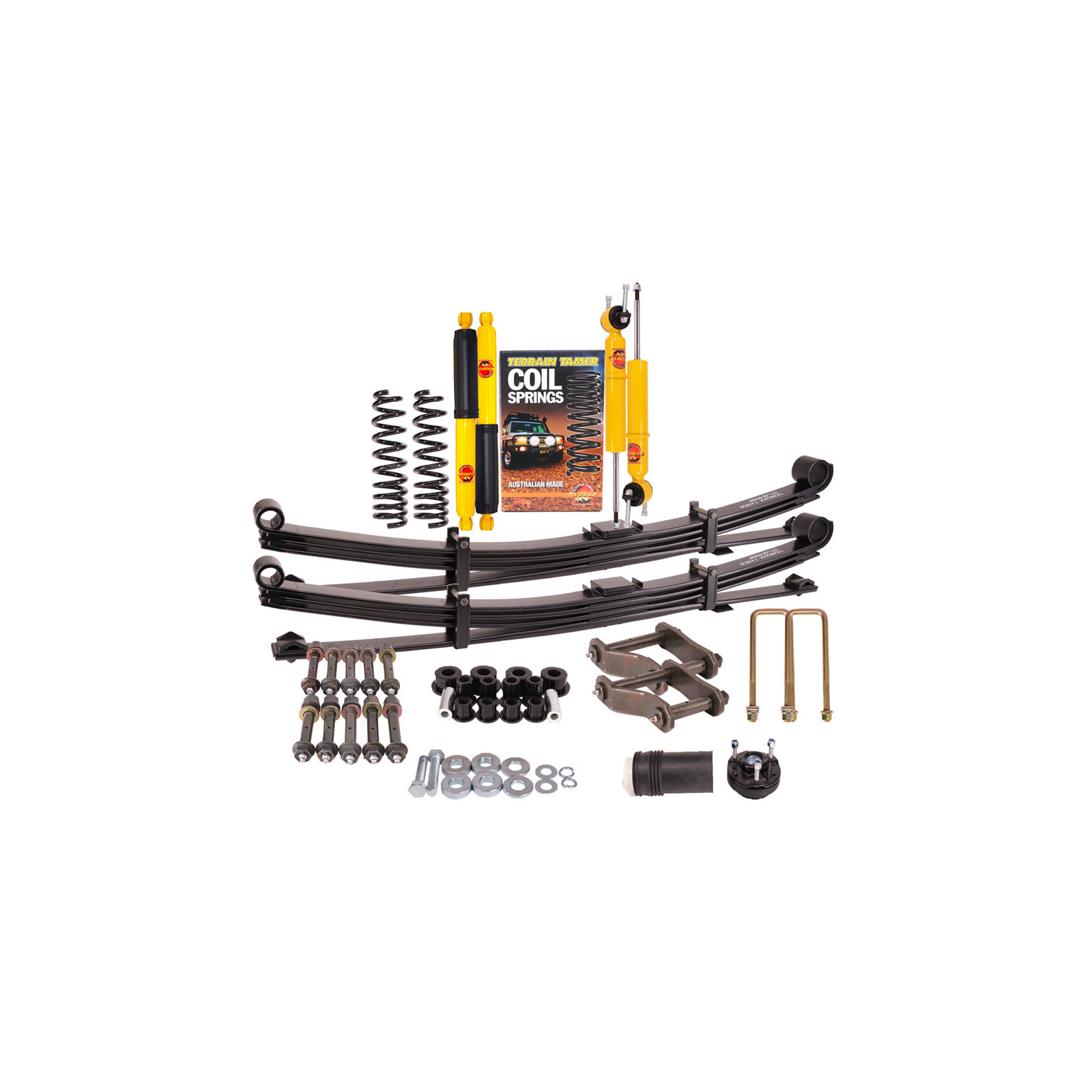 Kit suspension TERRAIN TAMER avec lames paraboliques 0-400kg • SK108-P400 • Ford Ranger (2023+)