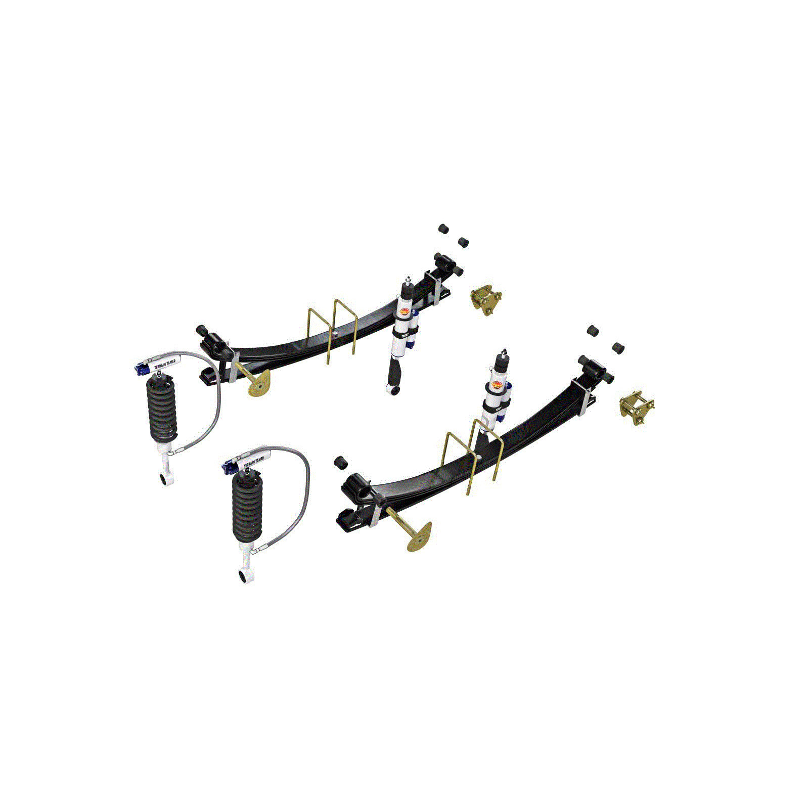 Kit suspension TERRAIN TAMER avec amortisseurs à bonbonne • SK098P • Ford Ranger (2018 – 2023)