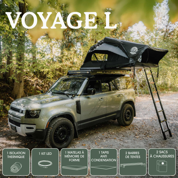 Tente de toit GO OVERLAND Voyage L