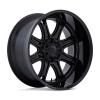 Jante aluminium FUEL 1PC DARKSTAR 9x20 6X114.3/6X139.7 CB78.10 ET1 Matte Black W/ Gloss Black Lip