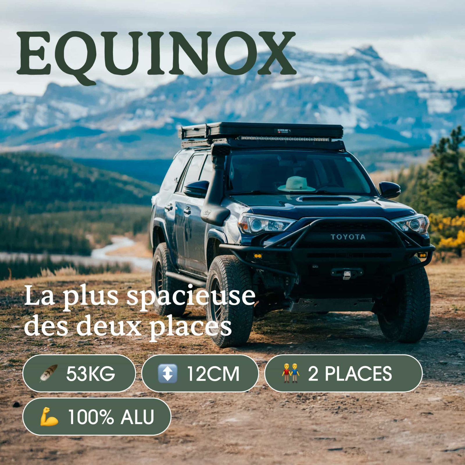 Tente de toit GO OVERLAND Equinox