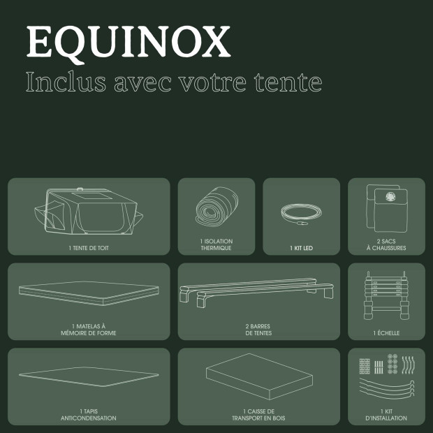 Tente de toit GO OVERLAND Equinox