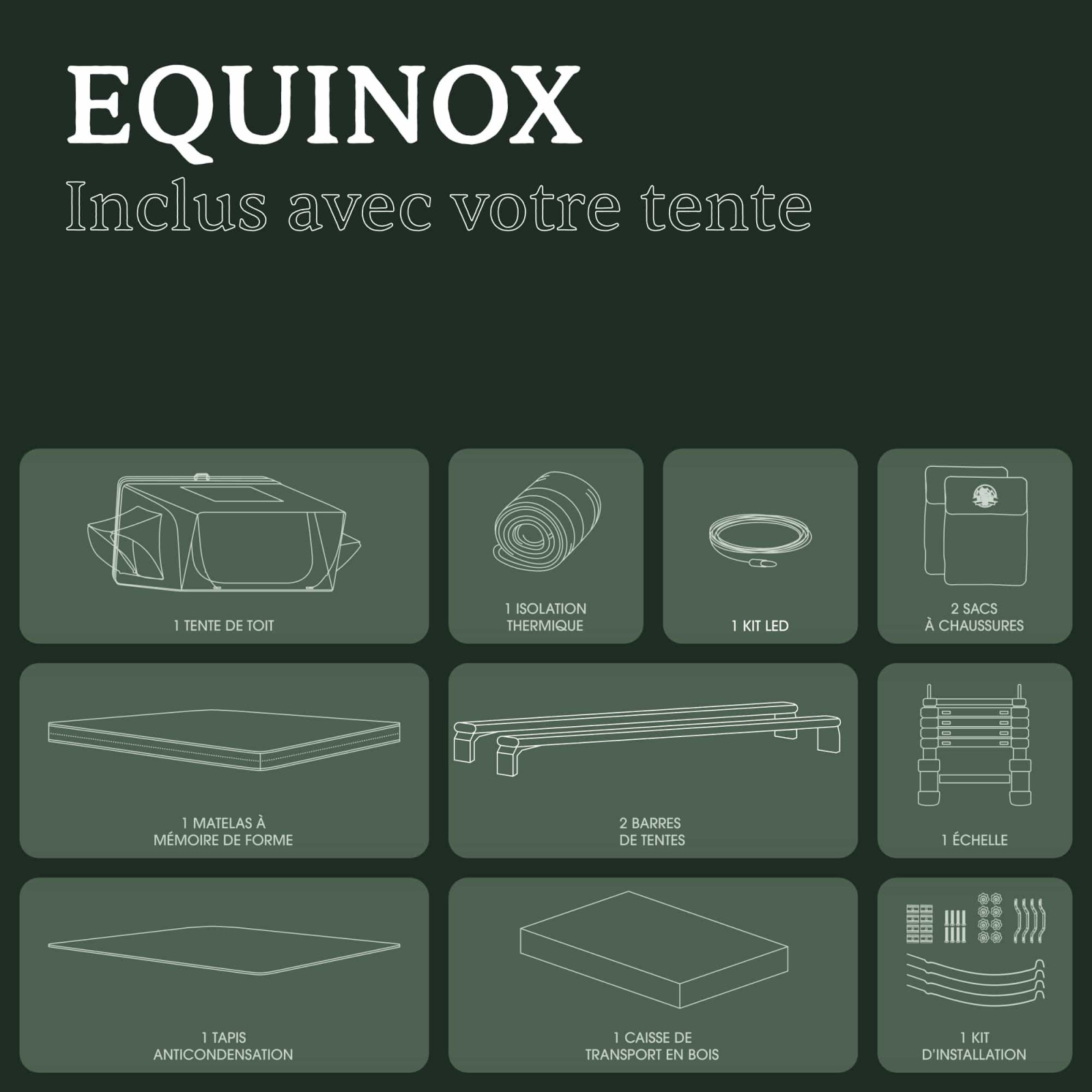 Tente de toit GO OVERLAND Equinox