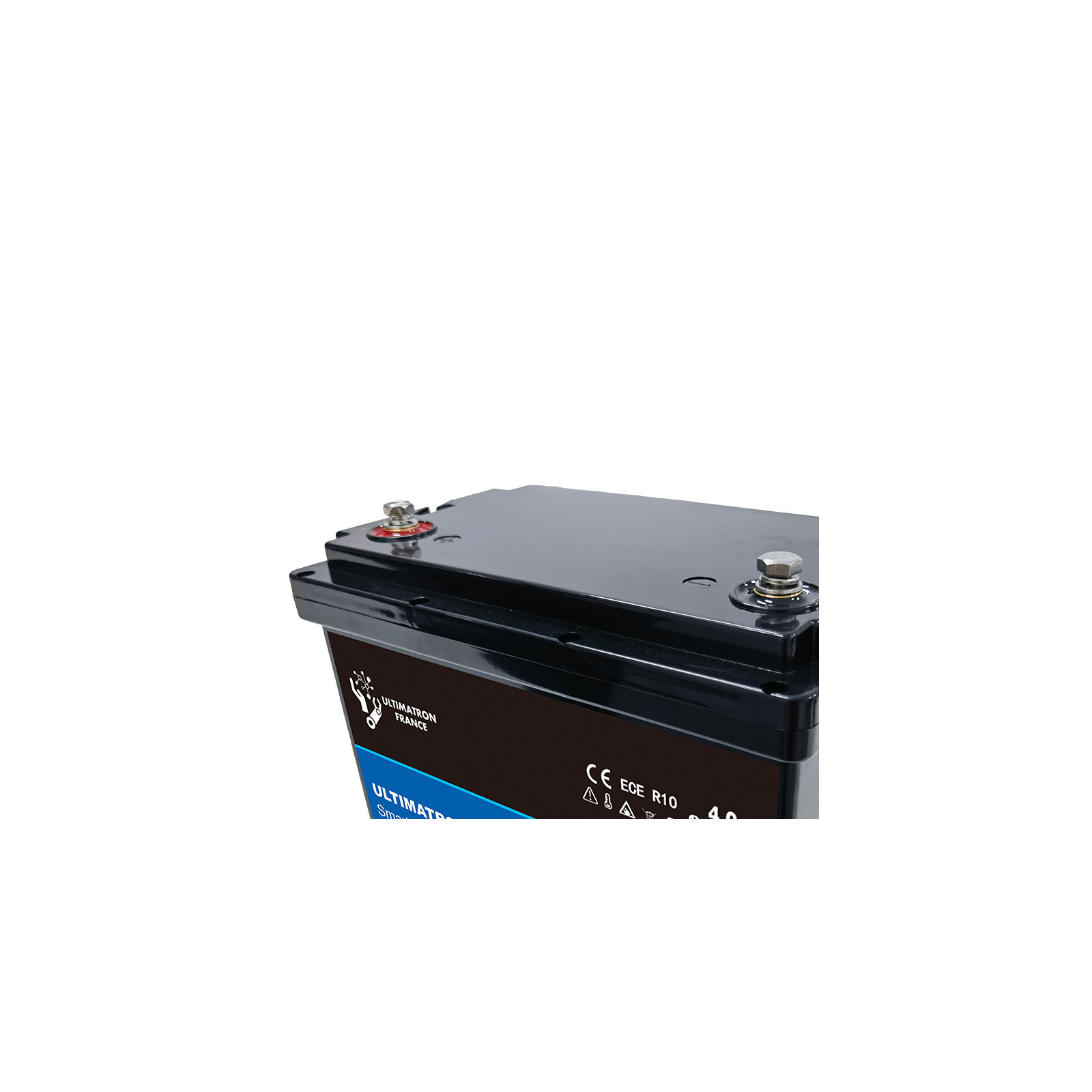 Batterie lithium LiFePO4 ULTIMATRON 12.8V 100Ah avec Bluetooth et Smart BMS intégré