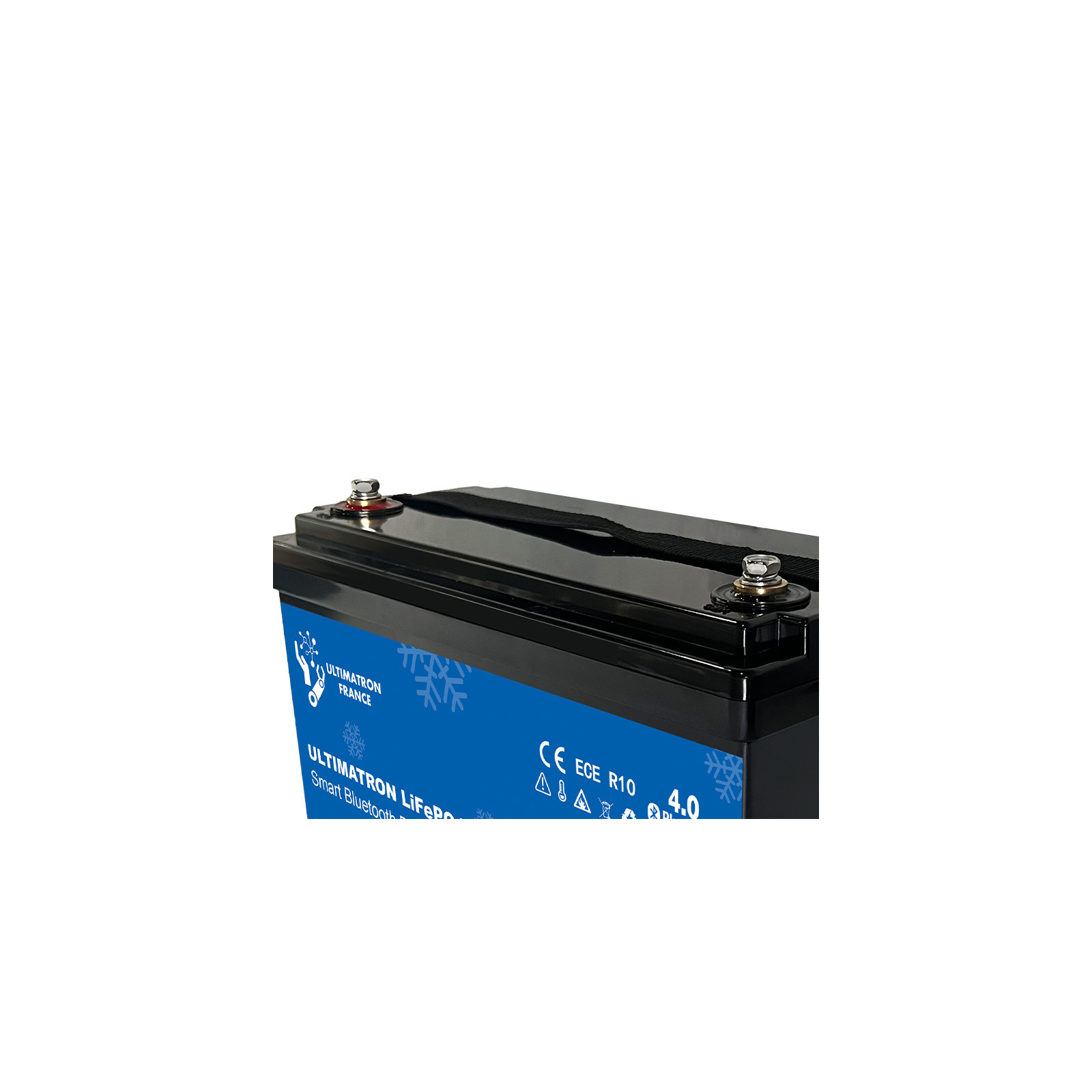 Batterie lithium LiFePO4 ULTIMATRON 12.8V 150Ah avec Bluetooth, Smart BMS intégré et chauffage