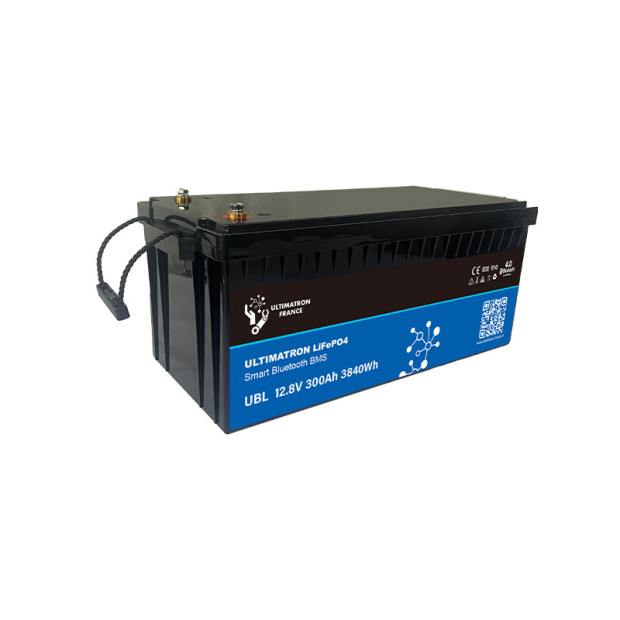 Batterie lithium LiFePO4 ULTIMATRON 12.8V 300Ah avec Bluetooth et Smart BMS intégré