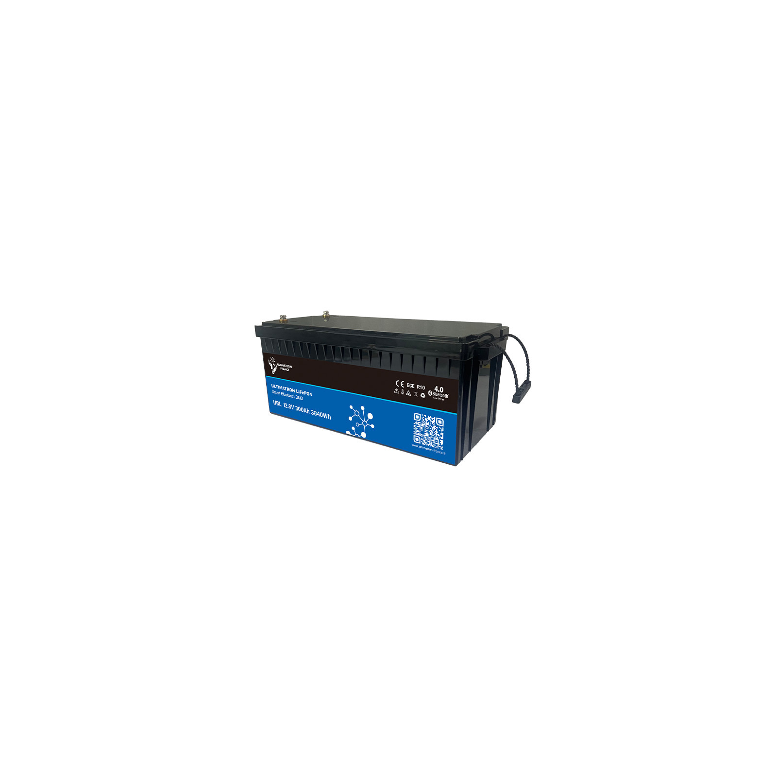 Batterie lithium LiFePO4 ULTIMATRON 12.8V 300Ah avec Bluetooth et Smart BMS intégré
