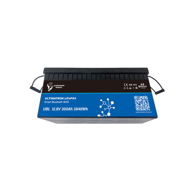 Batterie lithium LiFePO4 ULTIMATRON 12.8V 300Ah avec Bluetooth et Smart BMS intégré