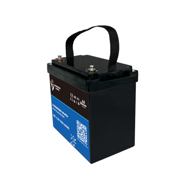 Batterie lithium LiFePO4 ULTIMATRON 12.8V 50Ah avec Bluetooth et Smart BMS intégré