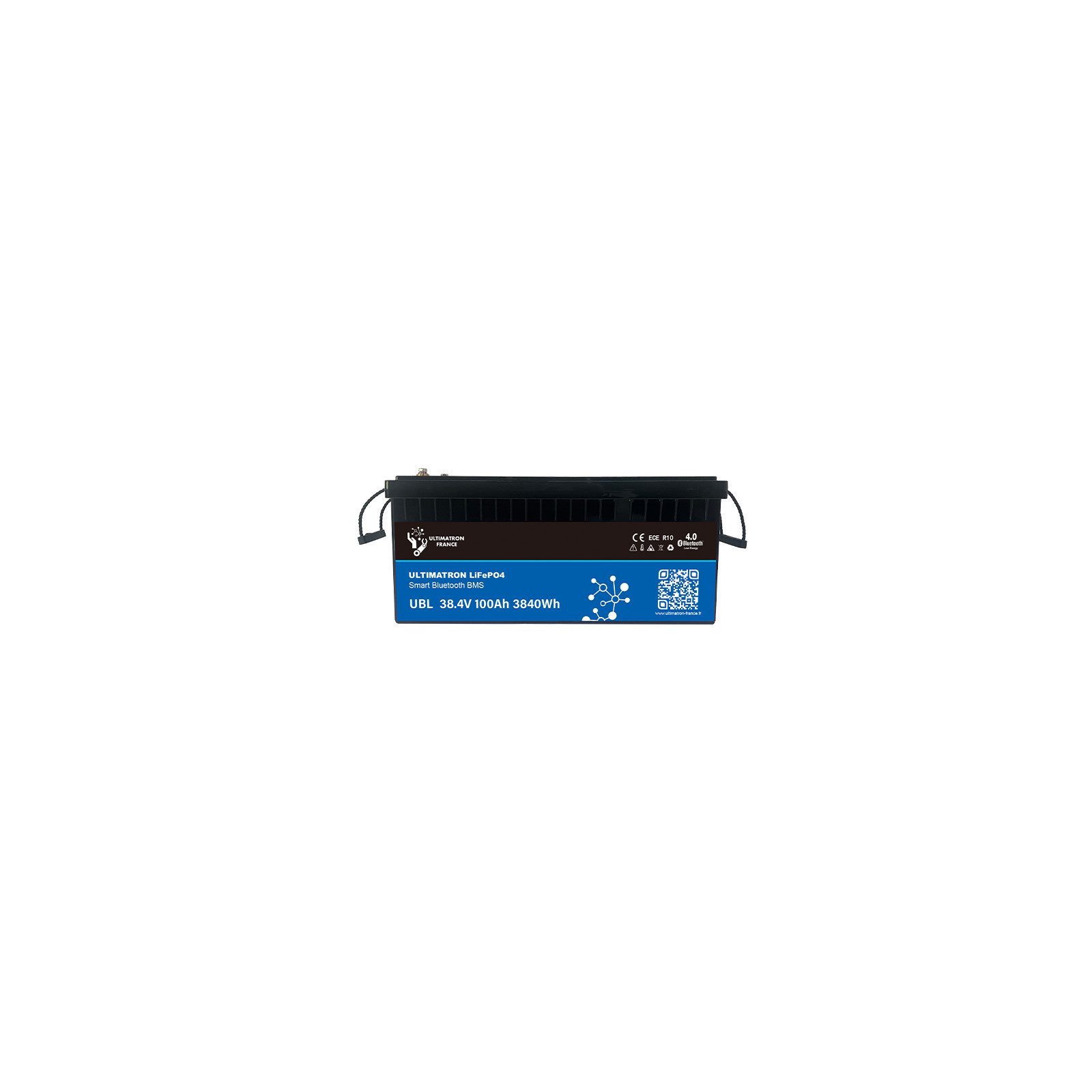 Batterie lithium LiFePO4 ULTIMATRON 38.4V 100Ah avec Bluetooth et Smart BMS intégré