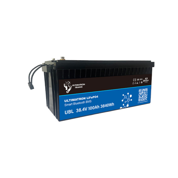 Batterie lithium LiFePO4 ULTIMATRON 38.4V 100Ah avec Bluetooth et Smart BMS intégré