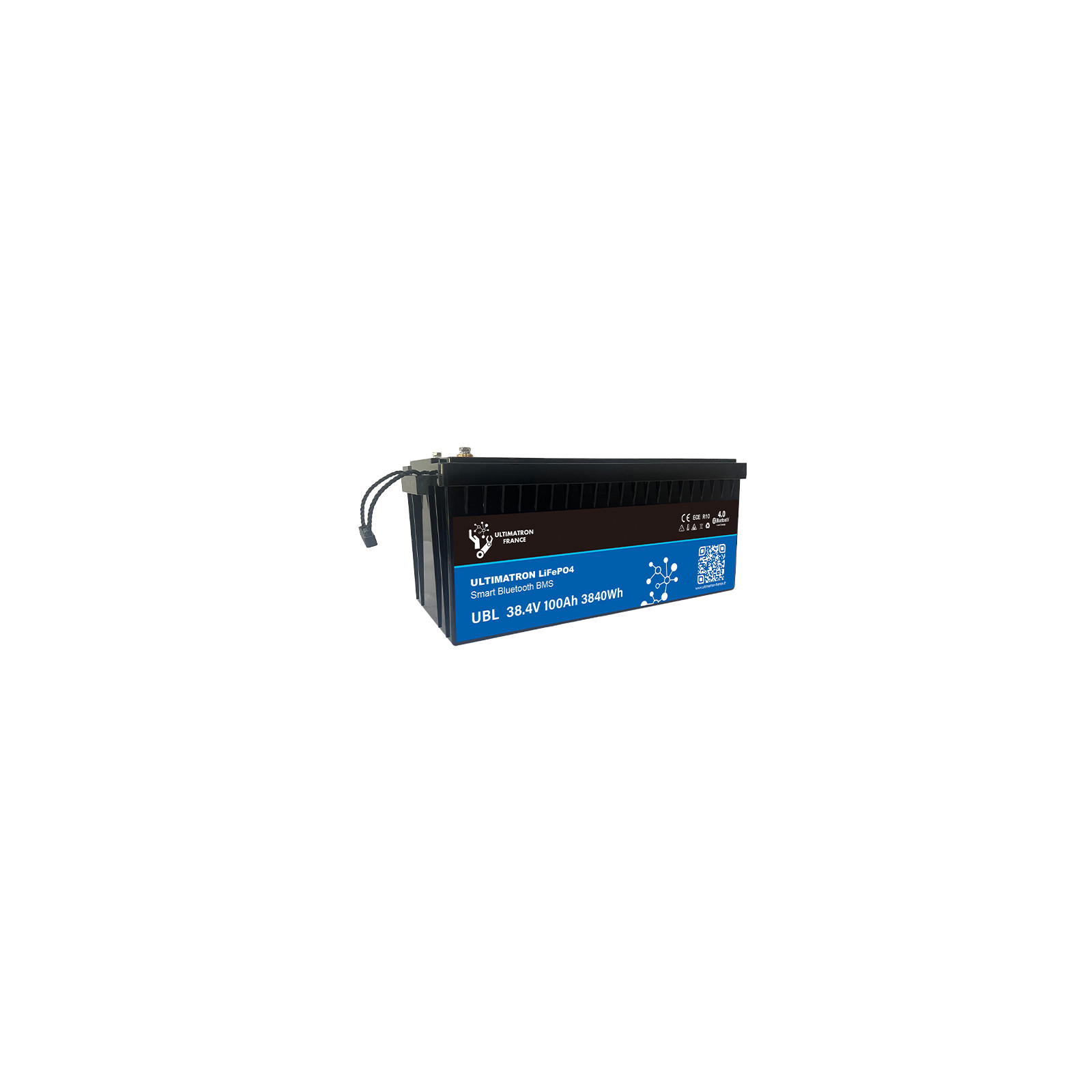 Batterie lithium LiFePO4 ULTIMATRON 38.4V 100Ah avec Bluetooth et Smart BMS intégré
