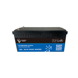 Batterie lithium LiFePO4 ULTIMATRON 38.4V 100Ah avec Bluetooth et Smart BMS intégré