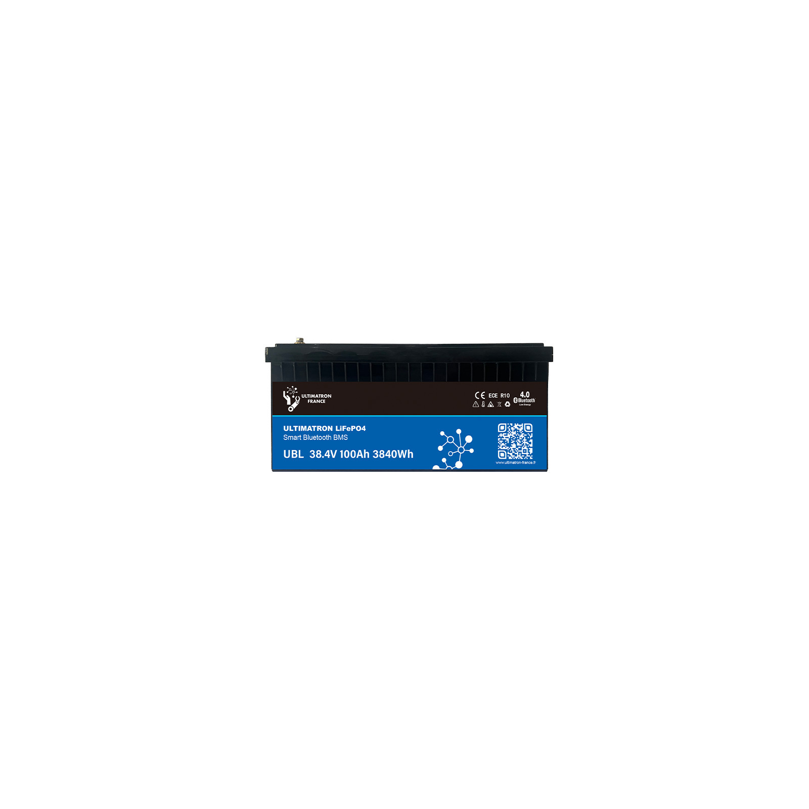 Batterie lithium LiFePO4 ULTIMATRON 38.4V 100Ah avec Bluetooth et Smart BMS intégré