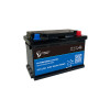 Batterie lithium LiFePO4 ULTIMATRON 12.8V 100Ah avec Bluetooth et Smart BMS intégré