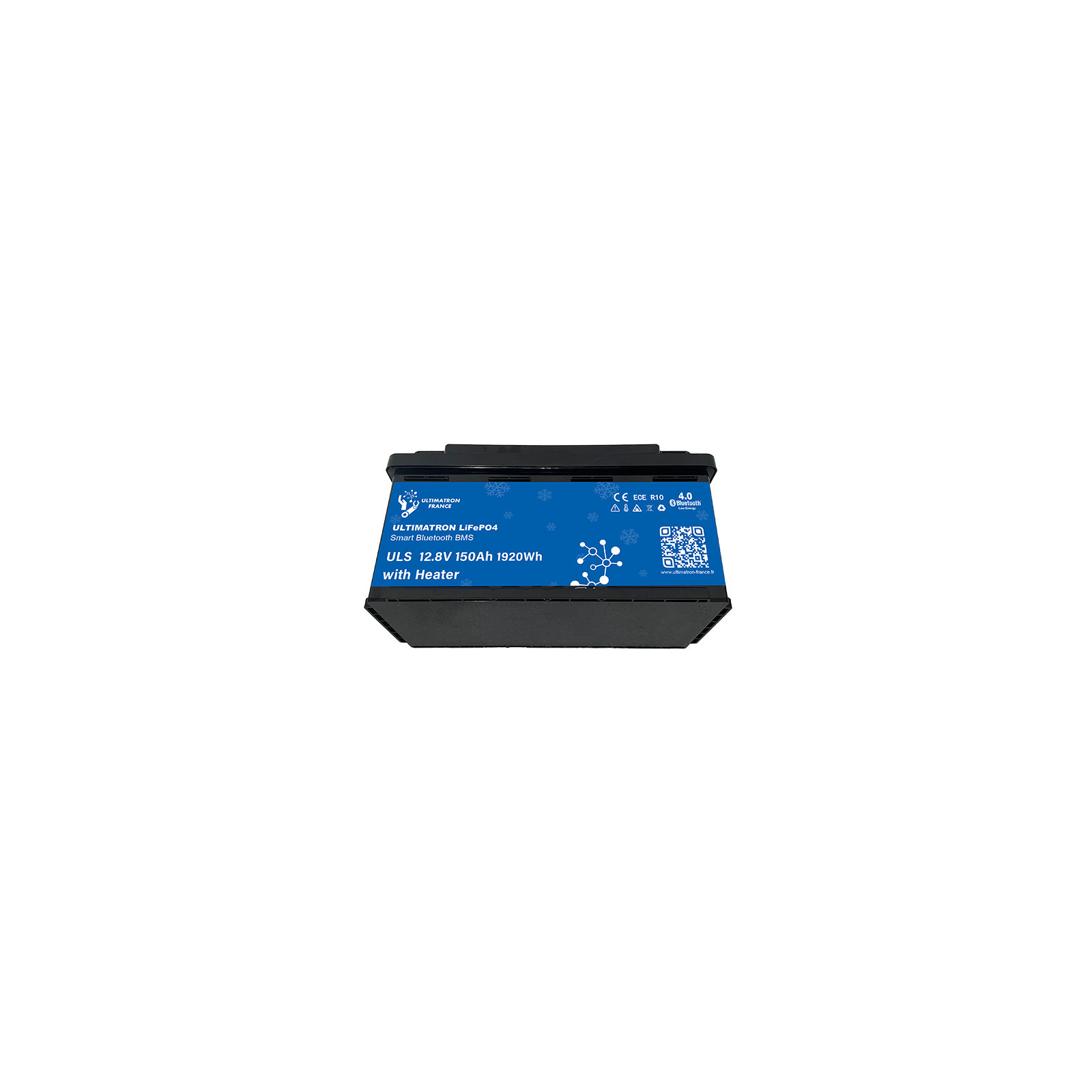Batterie lithium LiFePO4 ULTIMATRON 12.8V 150Ah avec Bluetooth, Smart BMS intégré et chauffage