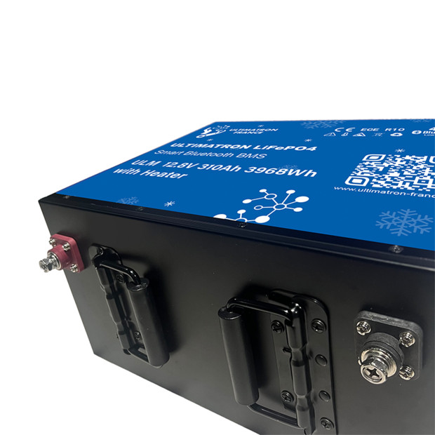 Batterie lithium LiFePO4 ULTIMATRON 12.8V 310Ah avec Bluetooth, Smart BMS intégré et chauffage