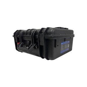 Valise-batterie portable Lithium LiFePO4 ULTIMATRON 36V 100Ah avec Bluetooth, Smart BMS intégré et indicateur de charge