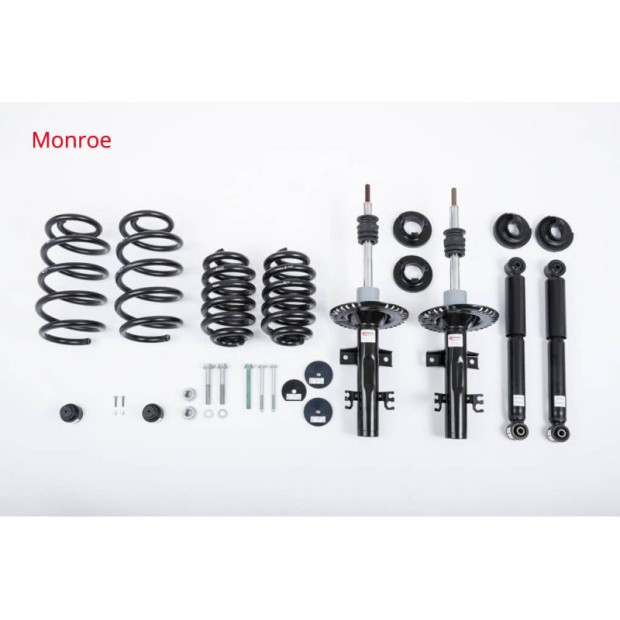 Kit suspension Desert +30mm SEIKEL MONROE VW T5-T6-T6.1 4Motion
