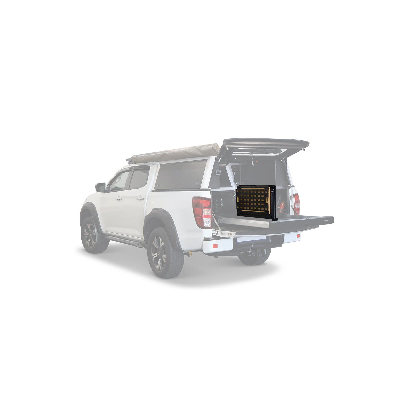 Tablette rabattable Large FRONT RUNNER 715x66x415mm  pour plateau coulissant Cargo Bed Slide FRONT RUNNER