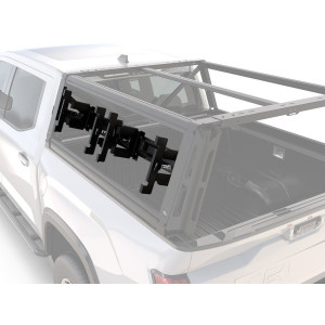 Support de montage rapide FRONT RUNNER pour installation latérale de 2 caisses Wolf Pack Pro sur Bed Rack FRONT RUNNER