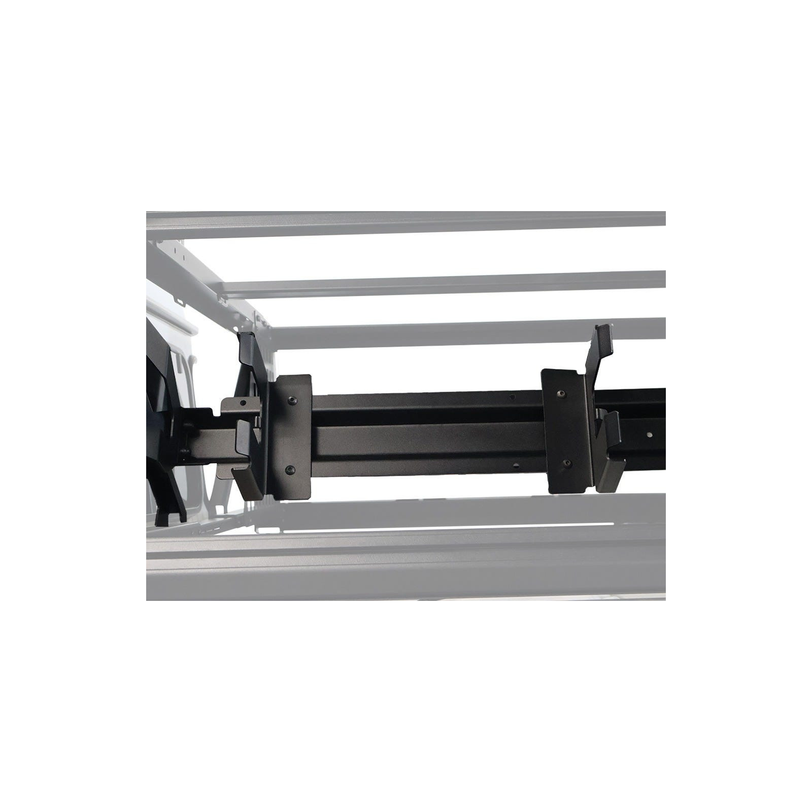 Support de montage rapide FRONT RUNNER pour installation latérale de 2 caisses Wolf Pack Pro sur Bed Rack FRONT RUNNER