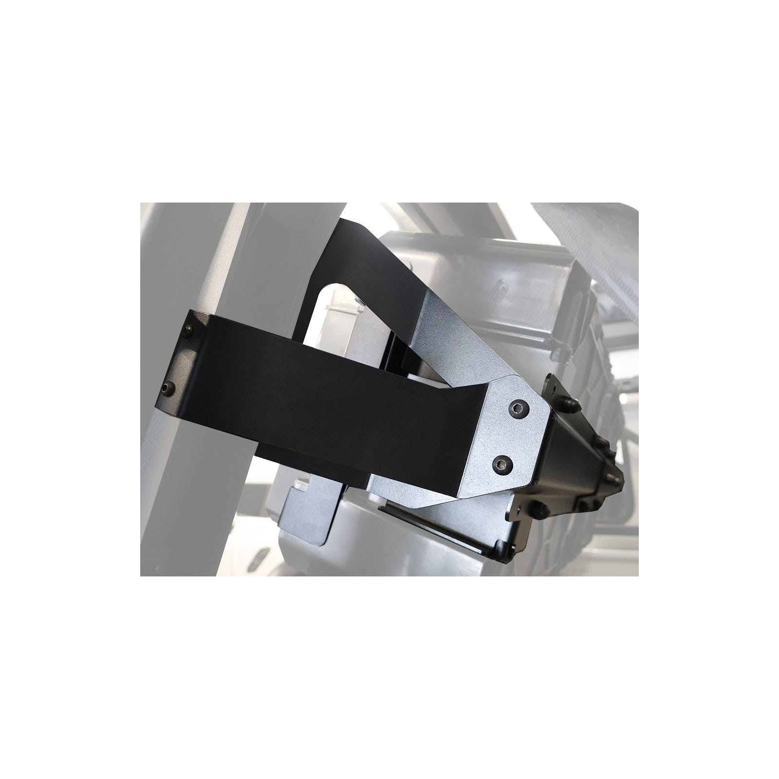 Support de montage rapide FRONT RUNNER pour installation latérale de 2 caisses Wolf Pack Pro sur Bed Rack FRONT RUNNER