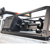 Support de montage rapide FRONT RUNNER pour installation latérale de 2 caisses Wolf Pack Pro sur Bed Rack FRONT RUNNER