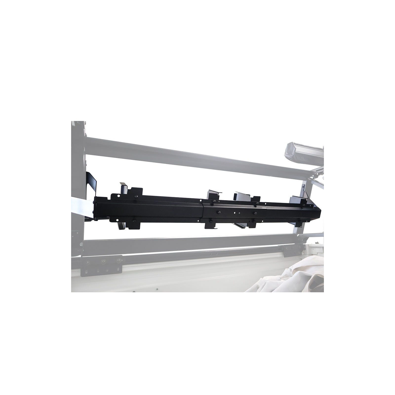 Support de montage rapide FRONT RUNNER pour installation latérale de 2 caisses Wolf Pack Pro sur Bed Rack FRONT RUNNER