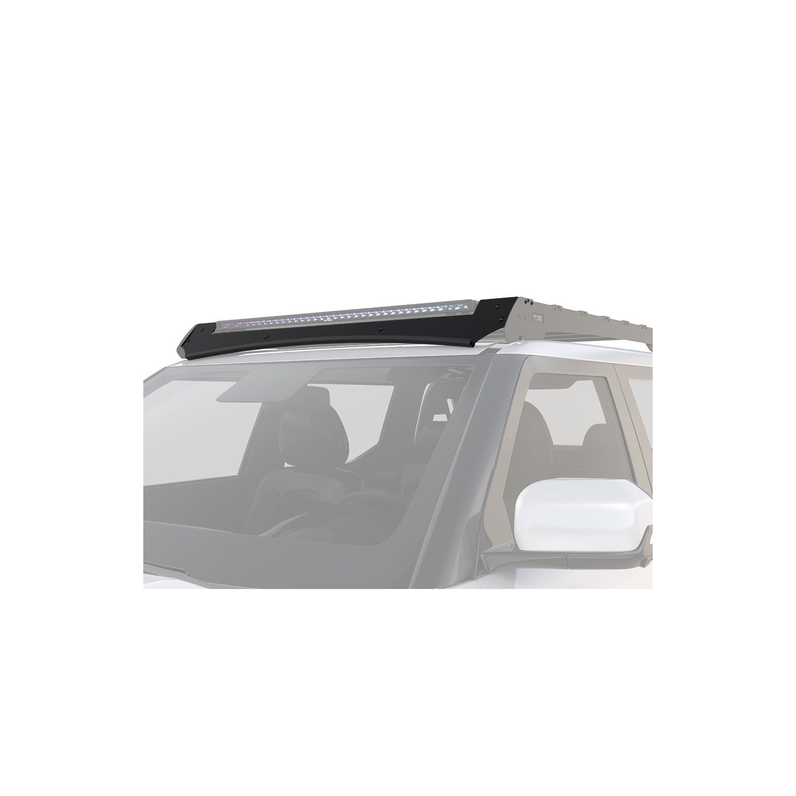 Déflecteur de galerie FRONT RUNNER SlimSport équipée d’une barre lumineuse 40 pouces sur BYD Shark (2025+)