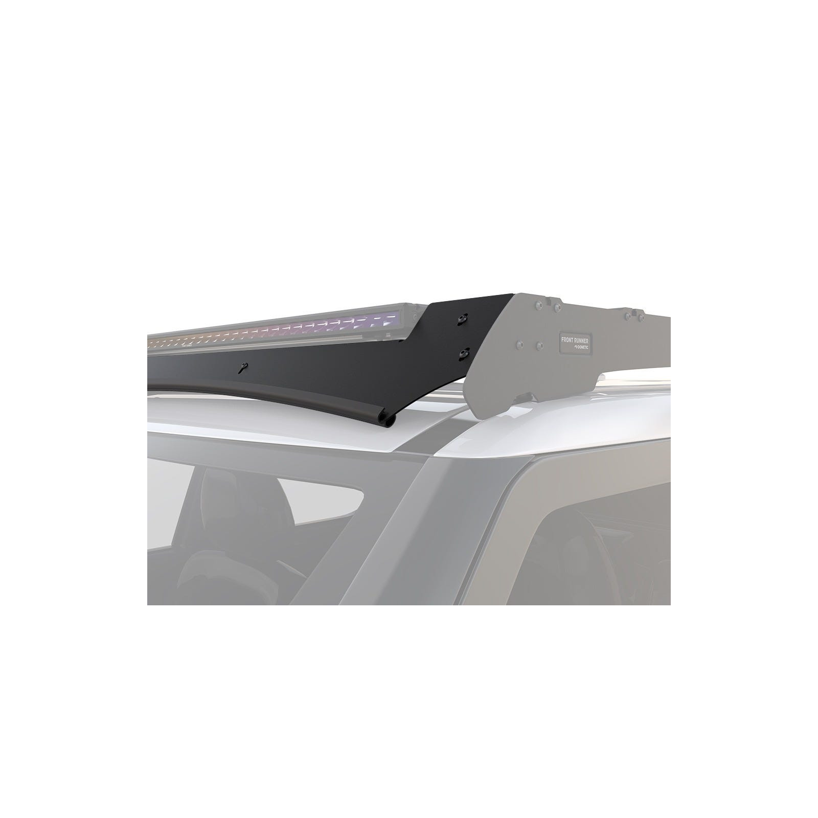 Déflecteur de galerie FRONT RUNNER SlimSport équipée d’une barre lumineuse 40 pouces sur BYD Shark (2025+)
