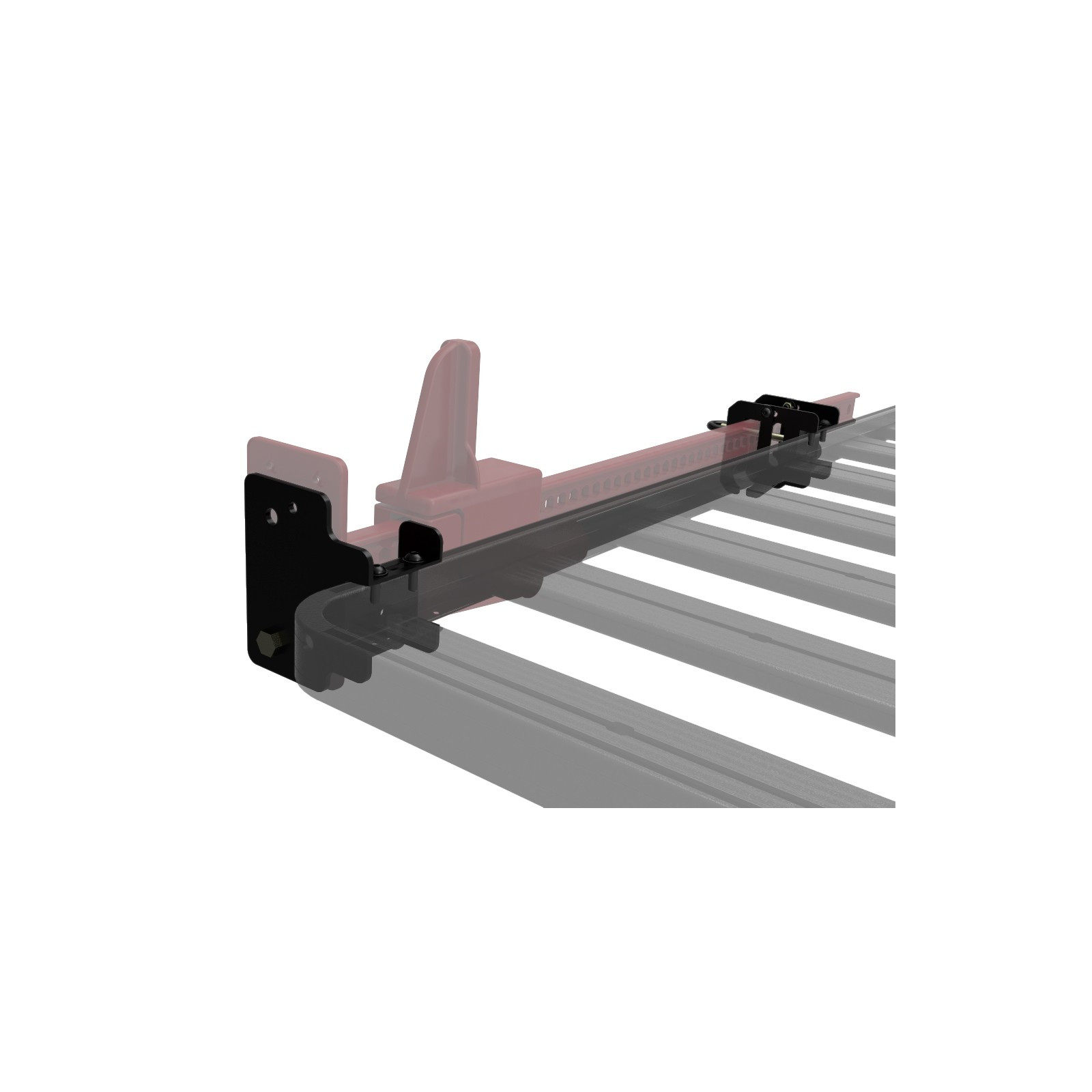 Support de cric Hi-Lift Mk2 sur galerie FRONT RUNNER Slimline II • JADA010