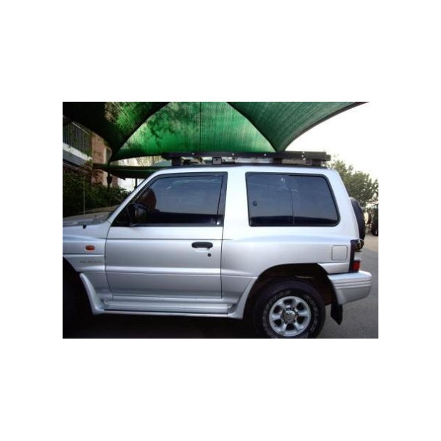 Galerie FRONT RUNNER Slimline II 1255 x 1762 mm Track Mount pour Mitsubishi Pajero 3 portes 1991 à 2000 • KRMP012T