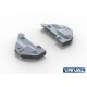 Protection Alu 6mm RIVAL Triangles Avant Toyota Hilux Revo 2015+ 4WD 2,8 et 2,4 Euro6 