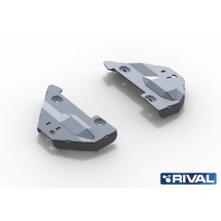 Ski de protection / Blindage Alu 6mm RIVAL Triangles Avant Toyota Hilux (2015-2018) (2018-2021) (2021+) GUN125/126 