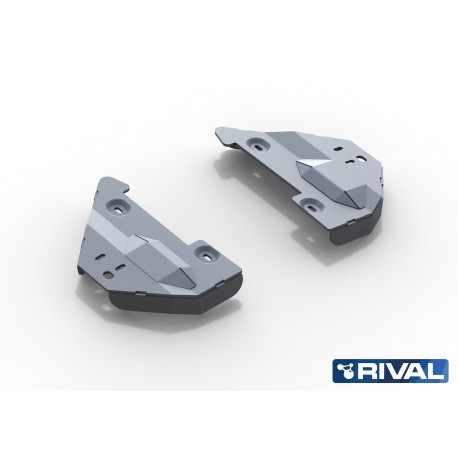 Protection Alu 6mm RIVAL Triangles Avant Toyota Hilux Revo 2015+ 4WD 2,8 et 2,4 Euro6 
