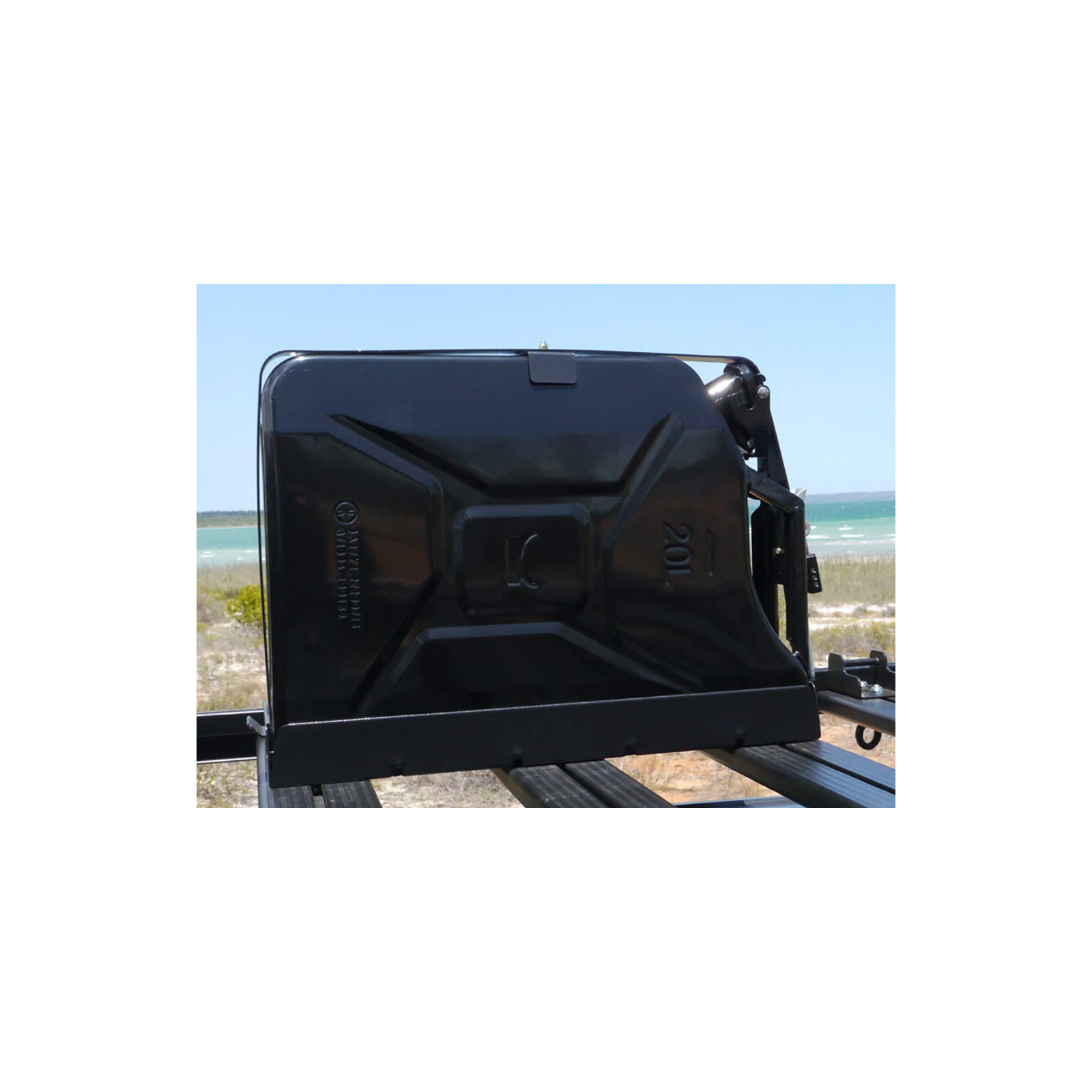 Support simple jerrycan US 20 litres sur galerie FRONT RUNNER Slimline II • JCHO013