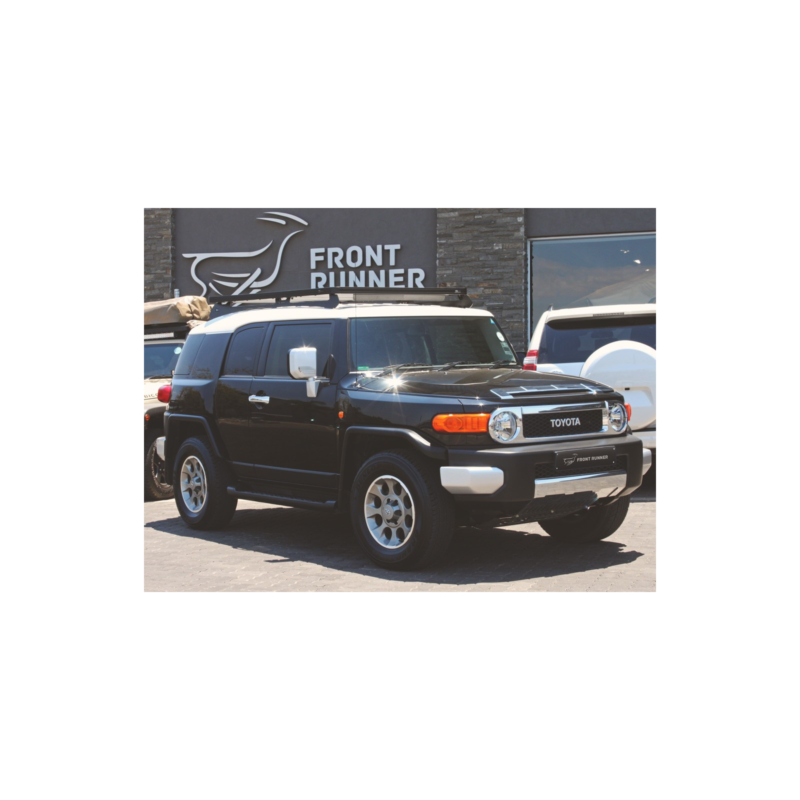 Galerie FRONT RUNNER Slimline II 1255 x 1964 mm Foot Mount pour Toyota FJ Cruiser • KRTF020T