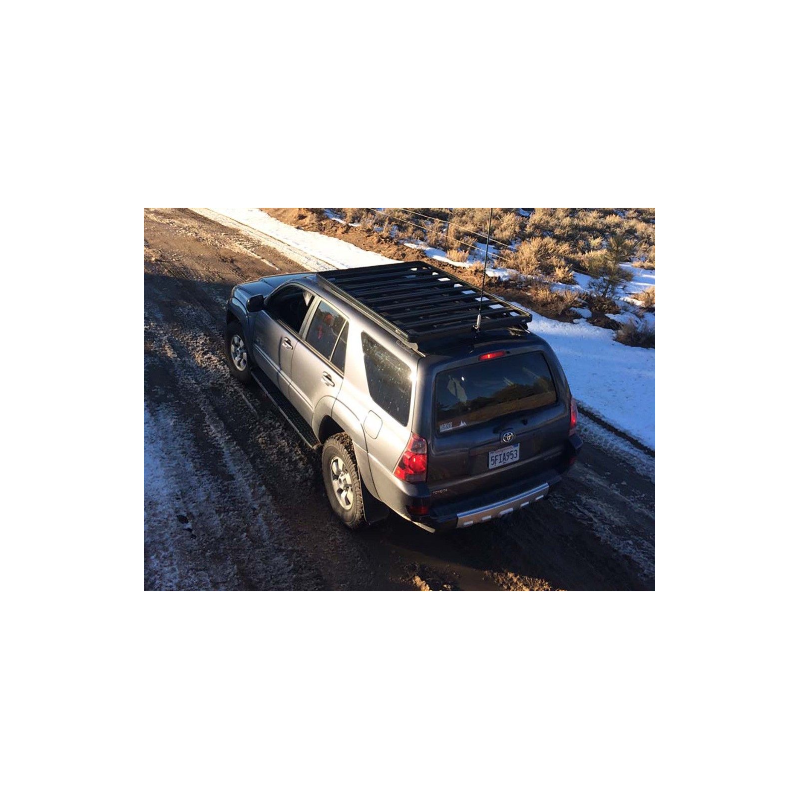 Galerie FRONT RUNNER Slimline II 1255 x 1762 mm Foot Mount pour Toyota 4Runner 2002 à 2009 • KRTF051T