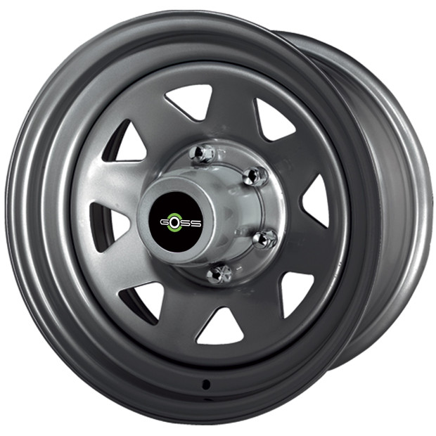 Jante GOSS Triangular 7x16 5x150 CB113 ET+5 Profondeur 9.7cm Gun Metal RA325GM