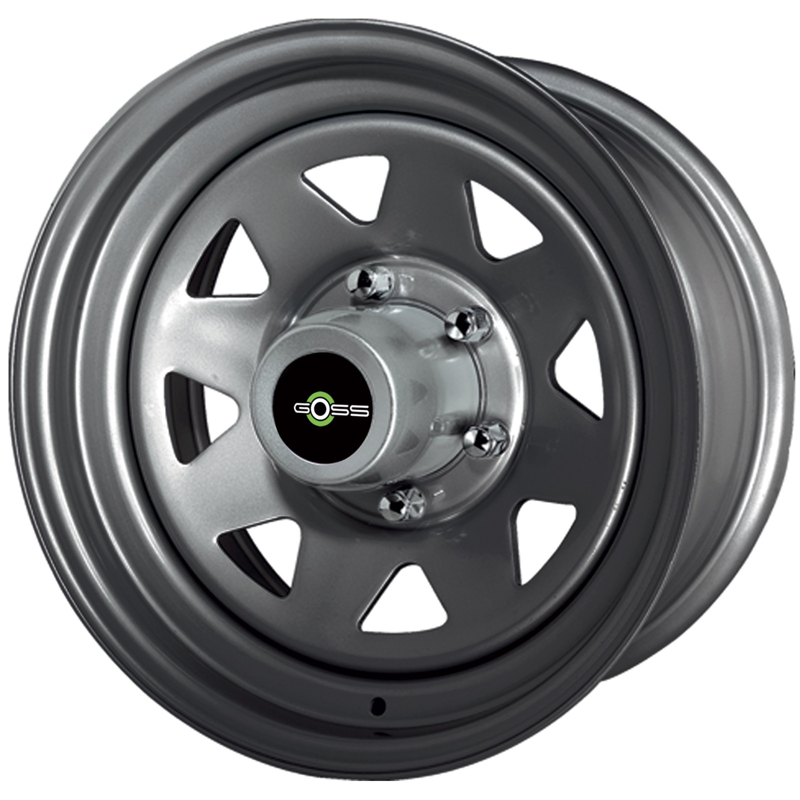 Jante GOSS Triangular 7x16 5x150 CB113 ET+5 Profondeur 9.7cm Gun Metal RA325GM