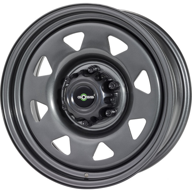 Jante GOSS Triangular II 7x16 6x139.7 CB67.1 ET+28 Profondeur 7,2cm. Gun Metal RA327GM