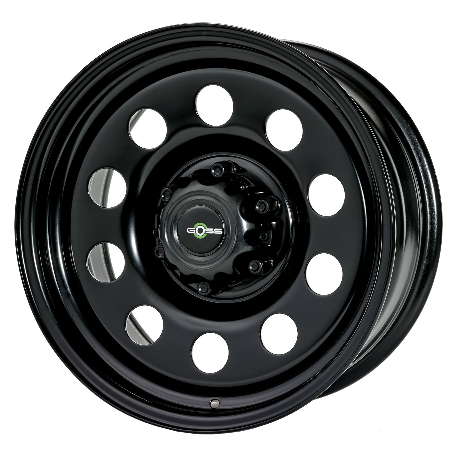 Jante GOSS Modular II Black 8x17 6x139.7 CB106.1 ET-10 Profondeur 12,4cm. Noire RA468BK