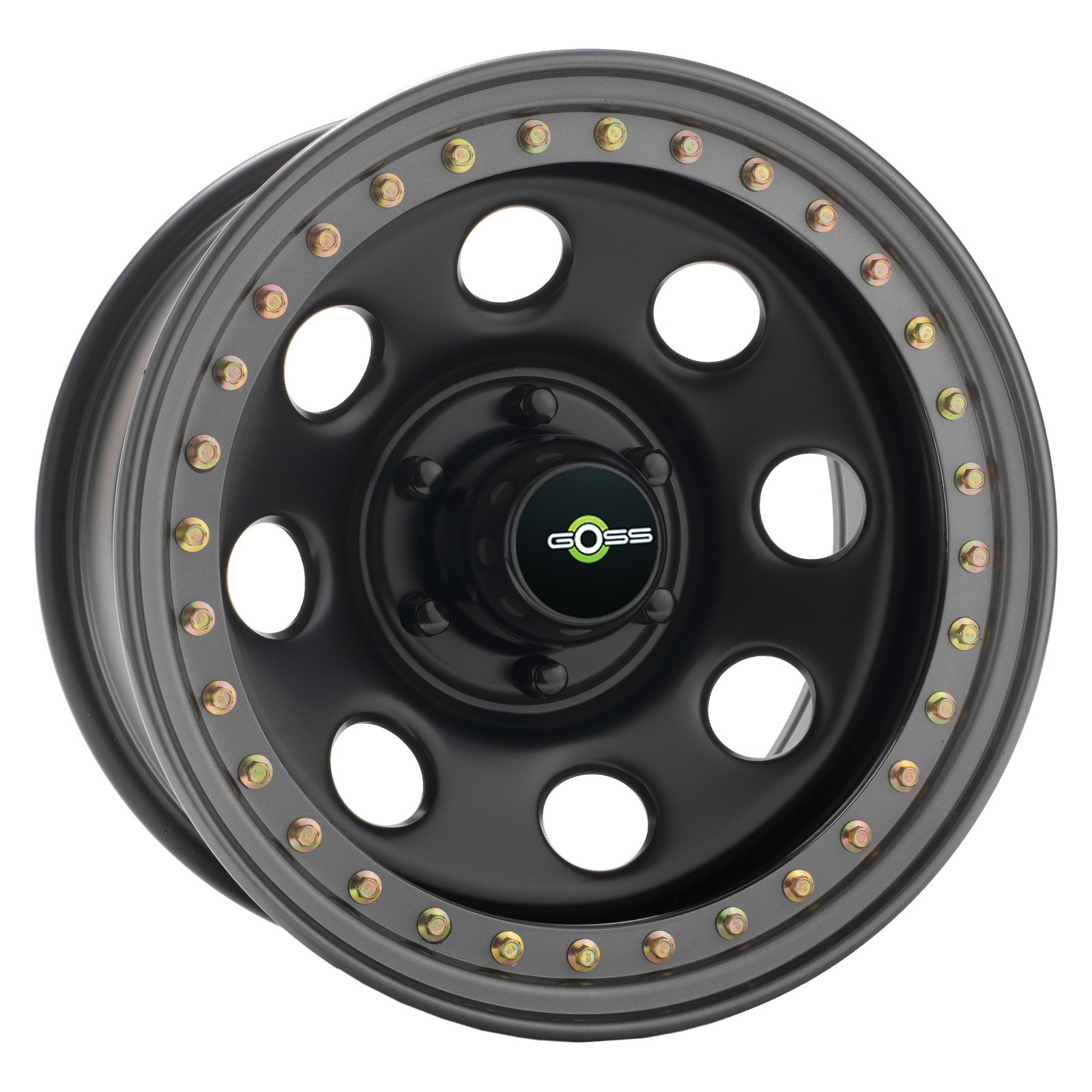 Jante GOSS Soft8 Beadlock 8x16 6x139.7 CB110 ET-25 Noire RA740BK