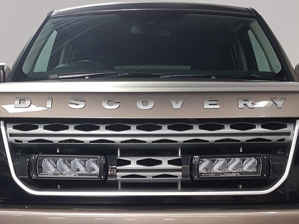 Kit intégration calandre 2 barres LED LAZER RRR-750 Land Rover Discovery IV 2014+