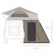 Annexe hauteur 165 pour tente de toit australienne DARCHE HI VIEW 180 