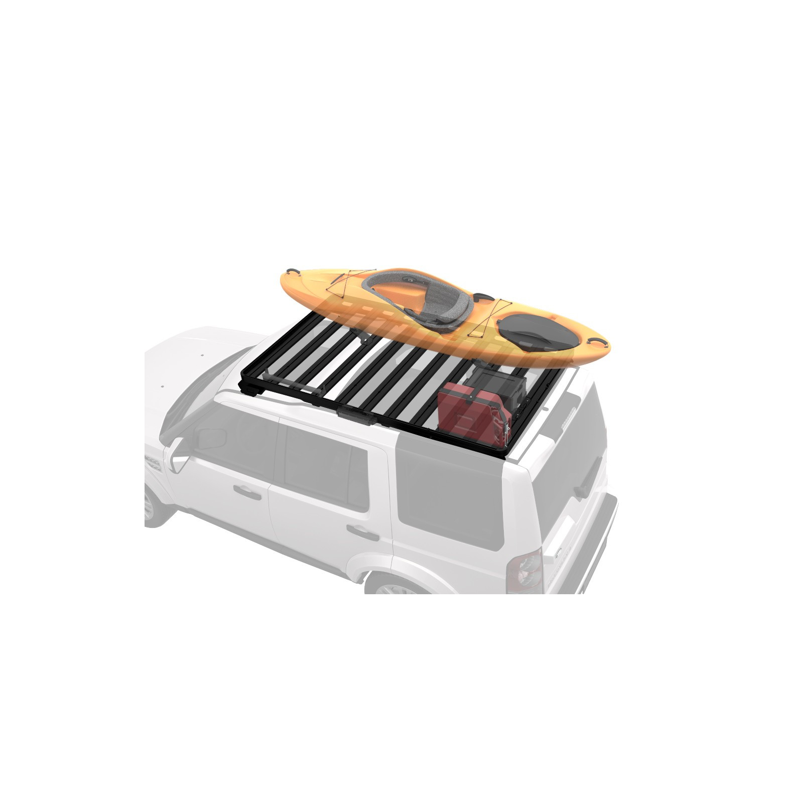 Galerie FRONT RUNNER Slimline II 1255 x 2166 mm Foot Mount pour Land Rover Discovery III et IV • KRLD028T